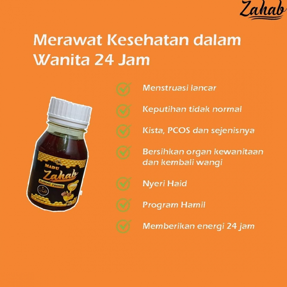 Madu likezahab twins woman solution promil, PCOS, kista, miom dan masalah kewanitaan lainnya